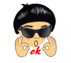 big head baby Yi- Cheng sticker #5787687