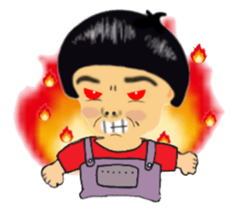 big head baby Yi- Cheng sticker #5787692