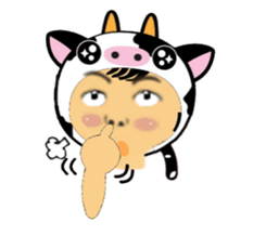 big head baby Yi- Cheng sticker #5787706