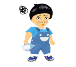 big head baby Yi- Cheng sticker #5787709