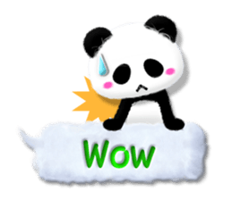 Soft Panda(English) sticker #5787727