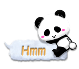 Soft Panda(English) sticker #5787728