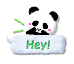 Soft Panda(English) sticker #5787729