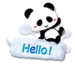 Soft Panda(English) sticker #5787730