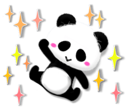 Soft Panda(English) sticker #5787739