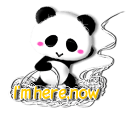 Soft Panda(English) sticker #5787744
