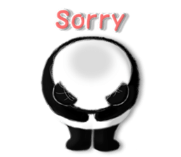 Soft Panda(English) sticker #5787747