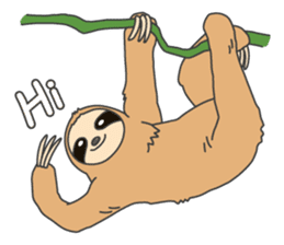 The sloth family sticker #5787884