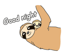 The sloth family sticker #5787887