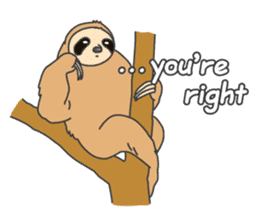 The sloth family sticker #5787898