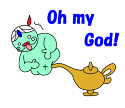 Lamp Fairy sticker #5788097