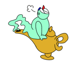 Lamp Fairy sticker #5788102