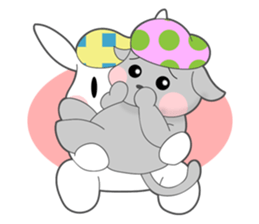 Wan and Nyan are in love.#2 sticker #5788125