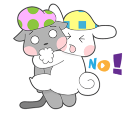 Wan and Nyan are in love.#2 sticker #5788155