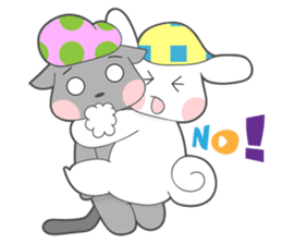 Wan and Nyan are in love.#2 sticker #5788155