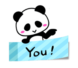 Tag panda(English) sticker #5789049