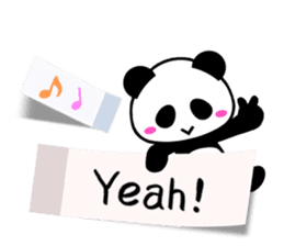 Tag panda(English) sticker #5789051