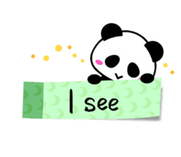 Tag panda(English) sticker #5789053