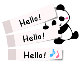 Tag panda(English) sticker #5789055