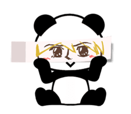 Tag panda(English) sticker #5789056