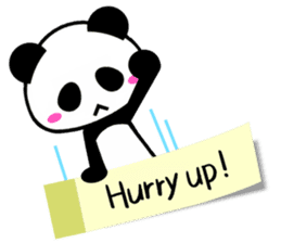 Tag panda(English) sticker #5789059