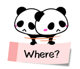 Tag panda(English) sticker #5789066