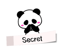 Tag panda(English) sticker #5789067
