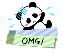 Tag panda(English) sticker #5789068
