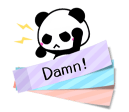 Tag panda(English) sticker #5789071