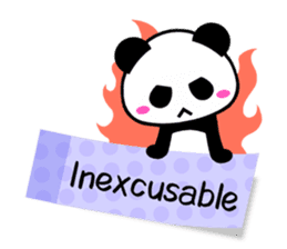 Tag panda(English) sticker #5789074