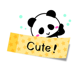 Tag panda(English) sticker #5789075