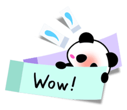 Tag panda(English) sticker #5789077