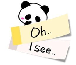Tag panda(English) sticker #5789078