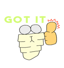 Bagworm chan English version ( 5 Impact sticker #5789133