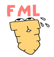 Bagworm chan English version ( 5 Impact sticker #5789145