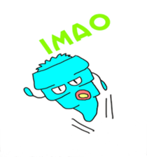 Bagworm chan English version ( 5 Impact sticker #5789146