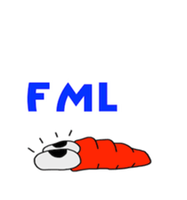 Bagworm chan English version ( 5 Impact sticker #5789150