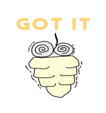 Bagworm chan English version ( 5 Impact sticker #5789156