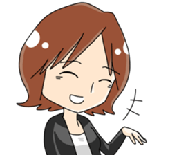 Grumpy woman sticker #5789369