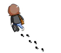 Grumpy woman sticker #5789398