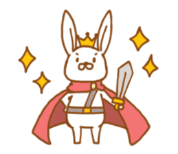 Brave rabbit (EN) sticker #5789724