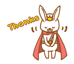 Brave rabbit (EN) sticker #5789728