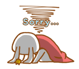 Brave rabbit (EN) sticker #5789729