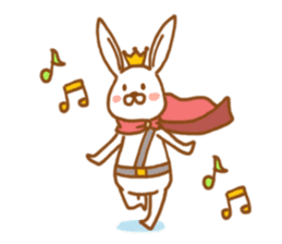 Brave rabbit (EN) sticker #5789730