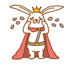 Brave rabbit (EN) sticker #5789732