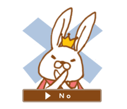 Brave rabbit (EN) sticker #5789735
