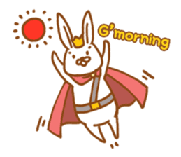 Brave rabbit (EN) sticker #5789738