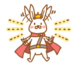 Brave rabbit (EN) sticker #5789741