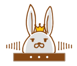Brave rabbit (EN) sticker #5789743