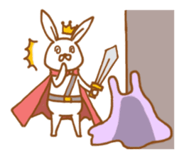 Brave rabbit (EN) sticker #5789753